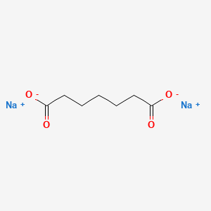 molecular formula C7H10Na2O4 B12728994 Disodium pimelate CAS No. 13479-15-7