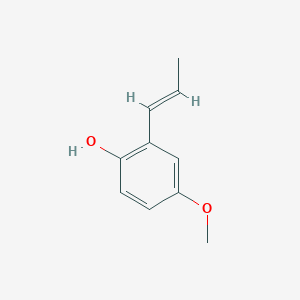 molecular formula C10H12O2 B12729001 Pseudoisoeugenol CAS No. 98755-22-7