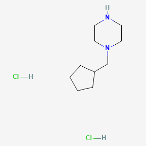 molecular formula C10H22Cl2N2 B1272901 1-(环戊基甲基)哌嗪二盐酸盐 CAS No. 1048649-04-2