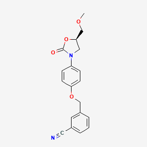 molecular formula C19H18N2O4 B12729061 Cimoxatone, (R)- CAS No. 73422-39-6
