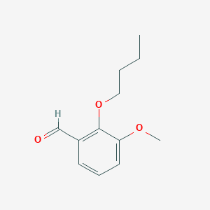molecular formula C12H16O3 B1272910 2-Butoxy-3-methoxybenzaldehyde CAS No. 65712-73-4