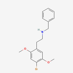 molecular formula C17H20BrNO2 B12729134 N-Benzyl 2c-b CAS No. 155639-26-2