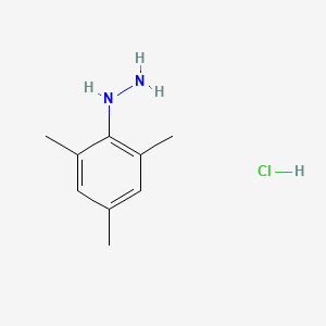 molecular formula C9H15ClN2 B1272915 2,4,6-三甲基苯基肼盐酸盐 CAS No. 76195-82-9