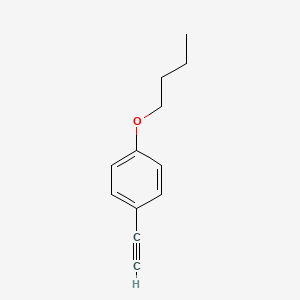 molecular formula C12H14O B1272918 1-Butoxy-4-ethynylbenzene CAS No. 79887-15-3