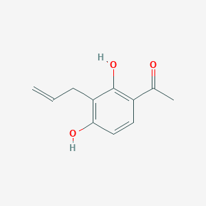 molecular formula C11H12O3 B1272920 1-(3-Allyl-2,4-dihydroxyphenyl)ethanone CAS No. 38987-00-7