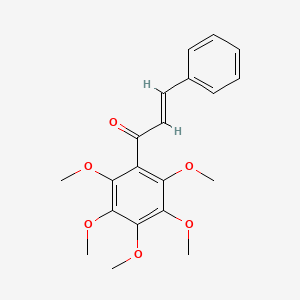 molecular formula C20H22O6 B12729228 Pedicellin CAS No. 518-58-1
