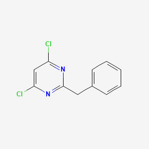 molecular formula C11H8Cl2N2 B1272923 2-苄基-4,6-二氯嘧啶 CAS No. 3740-82-7