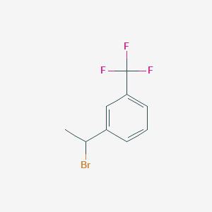 molecular formula C9H8BrF3 B1272926 1-(1-Bromoethyl)-3-(trifluoromethyl)benzene CAS No. 59770-96-6