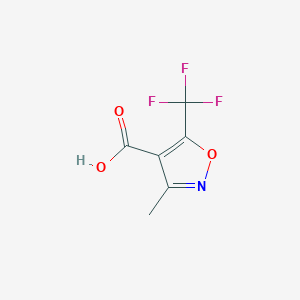 molecular formula C6H4F3NO3 B1272929 3-Methyl-5-(trifluoromethyl)isoxazole-4-carboxylic acid CAS No. 193952-09-9
