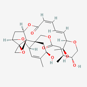 molecular formula C29H40O10 B12729346 Isobaccharol CAS No. 71748-64-6