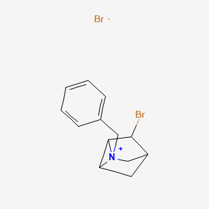 molecular formula C13H15Br2N B1272937 1-Benzyl-3-bromo-1-azoniatricyclo[2.2.1.0(2,6)]heptanebromide CAS No. 258264-42-5