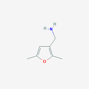 molecular formula C7H11NO B1272938 (2,5-Dimethyl-3-furyl)methylamine CAS No. 306934-85-0