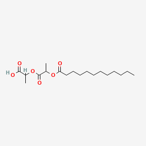 molecular formula C18H32O6 B12729394 Lauroyl lactylate CAS No. 48075-52-1