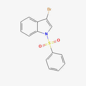 molecular formula C14H10BrNO2S B1272943 3-Bromo-1-(phenylsulfonyl)-1H-indole CAS No. 99655-68-2