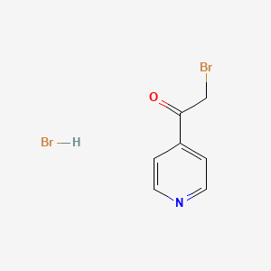 B1272946 4-(Bromoacetyl)pyridine hydrobromide CAS No. 5349-17-7