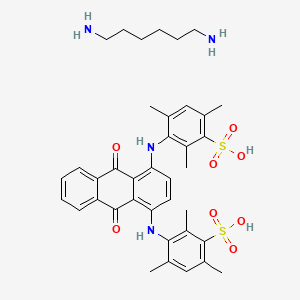 molecular formula C38H46N4O8S2 B12729464 Einecs 279-213-8 CAS No. 79665-26-2