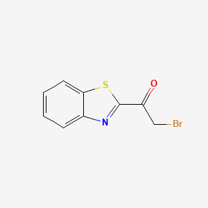 molecular formula C9H6BrNOS B1272949 1-(1,3-苯并噻唑-2-基)-2-溴-1-乙酮 CAS No. 54223-20-0