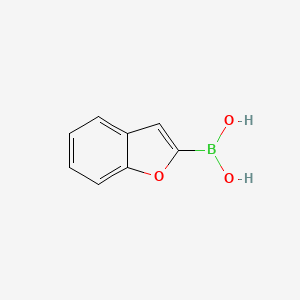 molecular formula C8H7BO3 B1272953 苯并呋喃-2-硼酸 CAS No. 98437-24-2