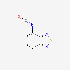 molecular formula C7H3N3OS B1272954 4-Isocyanato-2,1,3-benzothiadiazole CAS No. 342411-14-7
