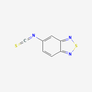 molecular formula C7H3N3S2 B1272957 2,1,3-Benzothiadiazol-5-yl isothiocyanate CAS No. 337508-62-0