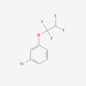 molecular formula C8H5BrF4O B1272966 1-Bromo-3-(1,1,2,2-tetrafluoroethoxy)benzene CAS No. 527751-45-7