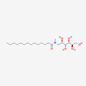 molecular formula C21H43NO6 B12729702 Myristoyl methyl glucamide CAS No. 87157-58-2