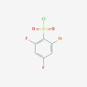 molecular formula C6H2BrClF2O2S B1272973 2-Bromo-4,6-difluorobenzene-1-sulfonyl chloride CAS No. 351003-42-4
