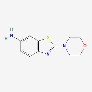 molecular formula C11H13N3OS B1272993 2-Morpholinobenzo[D]thiazol-6-amine CAS No. 850021-27-1