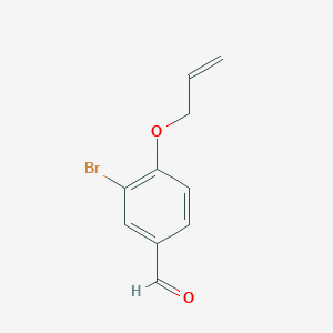 molecular formula C10H9BrO2 B1272999 4-(Allyloxy)-3-bromobenzaldehyde CAS No. 724746-23-0