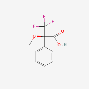 (2R)-3,3,3-trifluoro-2-methoxy-2-phenylpropanoic acid