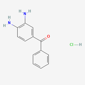 molecular formula C13H13ClN2O B1273006 3,4-Diaminobenzophenone hydrochloride CAS No. 57070-71-0