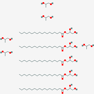 molecular formula C120H250O30 B12730107 Decaglyceryl pentastearate CAS No. 95461-64-6