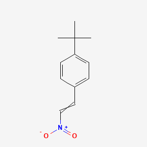 molecular formula C12H15NO2 B1273029 Benzene, 1-(1,1-dimethylethyl)-4-(2-nitroethenyl)- CAS No. 62248-86-6