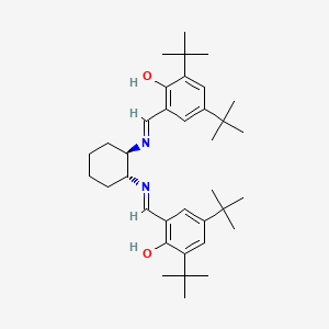 molecular formula C36H54N2O2 B1273035 (R,R)-(-)-N,N'-Bis(3,5-di-tert-butylsalicylidene)-1,2-cyclohexanediamine CAS No. 135616-40-9