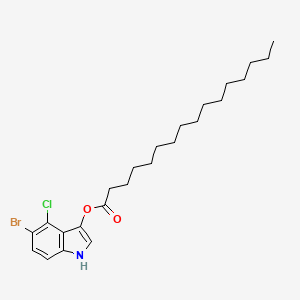 molecular formula C24H35BrClNO2 B1273040 (5-bromo-4-chloro-1H-indol-3-yl) Hexadecanoate CAS No. 341972-98-3