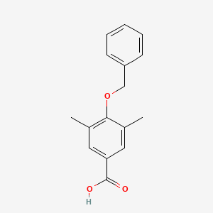 molecular formula C16H16O3 B1273045 4-苄氧基-3,5-二甲基苯甲酸 CAS No. 97888-80-7