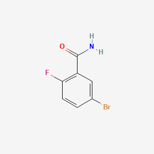 molecular formula C7H5BrFNO B1273048 5-溴-2-氟苯甲酰胺 CAS No. 214210-17-0