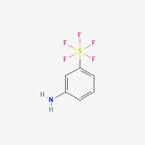 molecular formula C6H6F5NS B1273055 3-氨基苯基硫五氟化物 CAS No. 2993-22-8