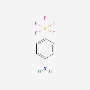 B1273056 4-Aminophenylsulfur Pentafluoride CAS No. 2993-24-0
