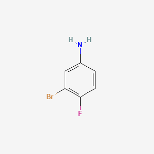 molecular formula C6H5BrFN B1273062 3-Bromo-4-fluoroaniline CAS No. 656-64-4