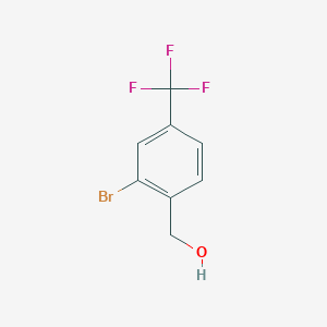 molecular formula C8H6BrF3O B1273063 2-溴-4-(三氟甲基)苯甲醇 CAS No. 497959-33-8