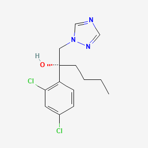 molecular formula C14H17Cl2N3O B12730648 (R)-Hexaconazole CAS No. 221627-81-2