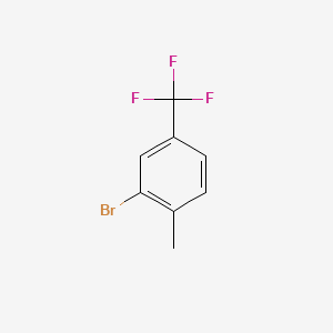 molecular formula C8H6BrF3 B1273070 2-Bromo-1-methyl-4-(trifluoromethyl)benzene CAS No. 66417-30-9