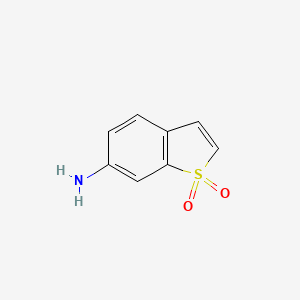 molecular formula C8H7NO2S B1273078 6-Aminobenzo[b]thiophene 1,1-dioxide CAS No. 20503-40-6