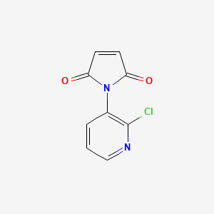 molecular formula C9H5ClN2O2 B1273086 1-(2-chloro-3-pyridyl)-2,5-dihydro-1H-pyrrole-2,5-dione CAS No. 278610-39-2