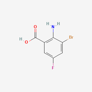 molecular formula C7H5BrFNO2 B1273092 2-Amino-3-bromo-5-fluorobenzoic acid CAS No. 259269-84-6
