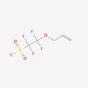 molecular formula C5H5F5O3S B1273098 2-Allyloxy-1,1,2,2-tetrafluoroethanesulfonyl fluoride CAS No. 73606-13-0