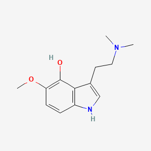 molecular formula C13H18N2O2 B12731010 Psilomethoxin CAS No. 2433-31-0