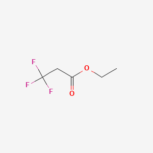 molecular formula C5H7F3O2 B1273106 Ethyl 3,3,3-trifluoropropanoate CAS No. 352-23-8
