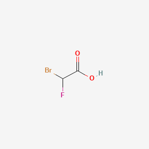 molecular formula C2H2BrFO2 B1273107 Bromofluoroacetic acid CAS No. 359-25-1